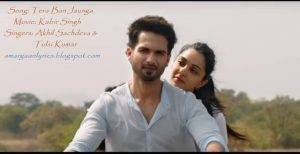 Tera ban Jaunga Kabir Singh