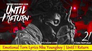 Emotional Torn Lyrics Nba Youngboy