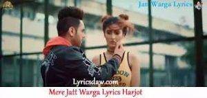 Mere Jatt Warga Lyrics Harjot