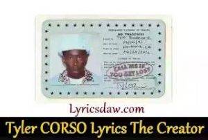 Tyler CORSO Lyrics The Creator