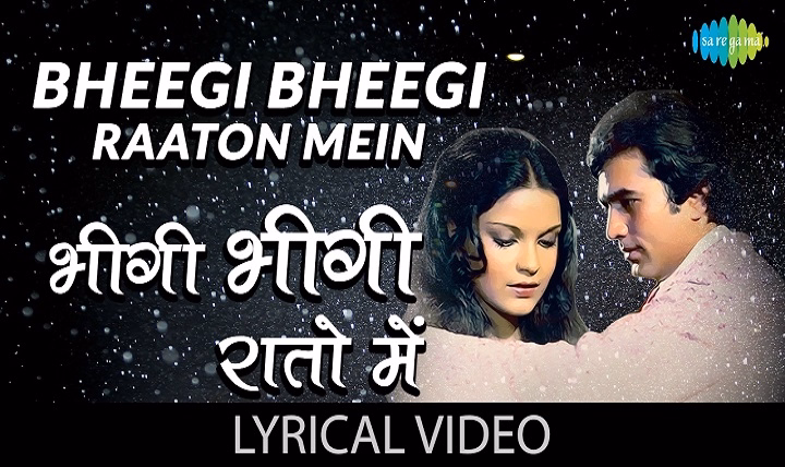 Bheegi Bheegi Raaton Mein Lyrics With Video – Lata Mangeshkar, Kishore Kumar | 1974 Song bheegi bheegi raaton mein lyrics